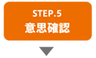 step5　意思確認